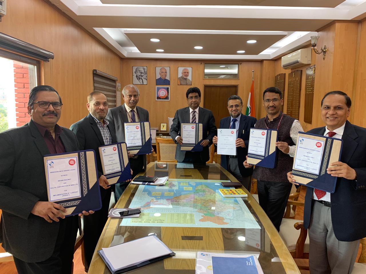 RailTel signs MoU with Indian Railways for providing eoffice