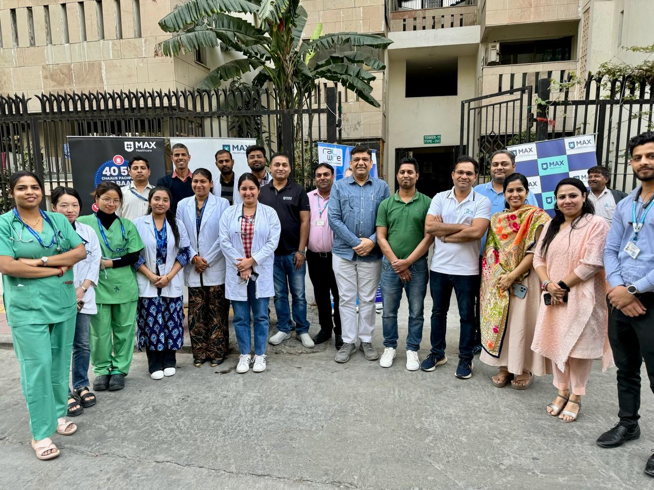 Free Health Check Up Camp organized by RailWire Team
